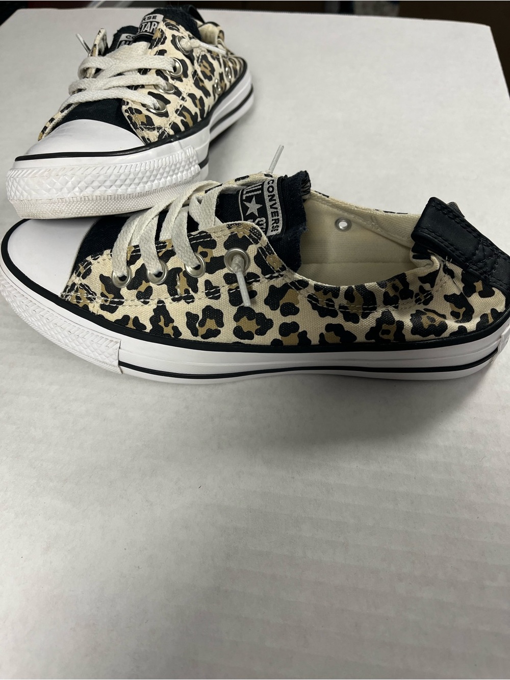 Converse Chuck Taylor All Star Shoreline Leopard Print Size 8 - Picture 7 of 9